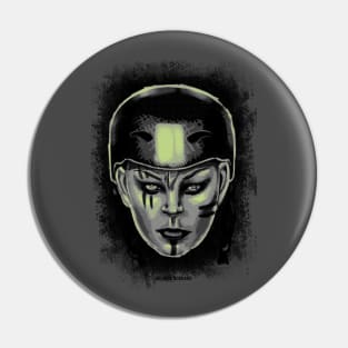 Roller Derby Warrior Pin