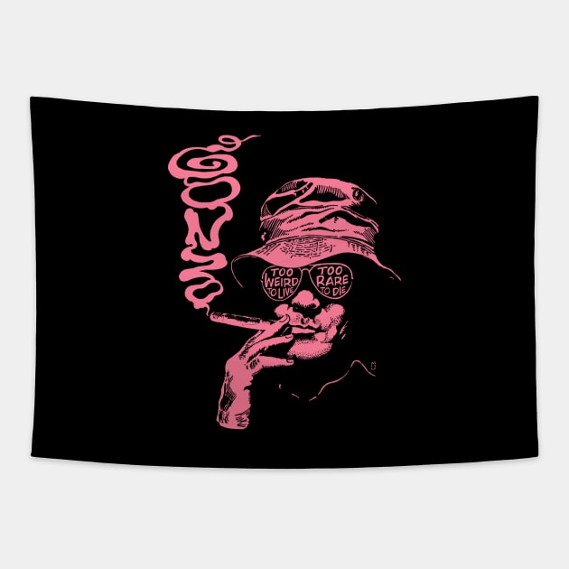 Pink Gonzo Tapestry by marieltoigo