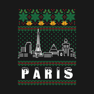 Paris France Ugly Christmas T-Shirt