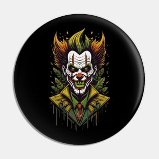 Psychotic Clown Pin