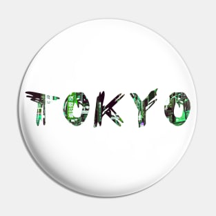 Sci Fi Tokyo City Pin