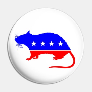 Democ-rat Pin