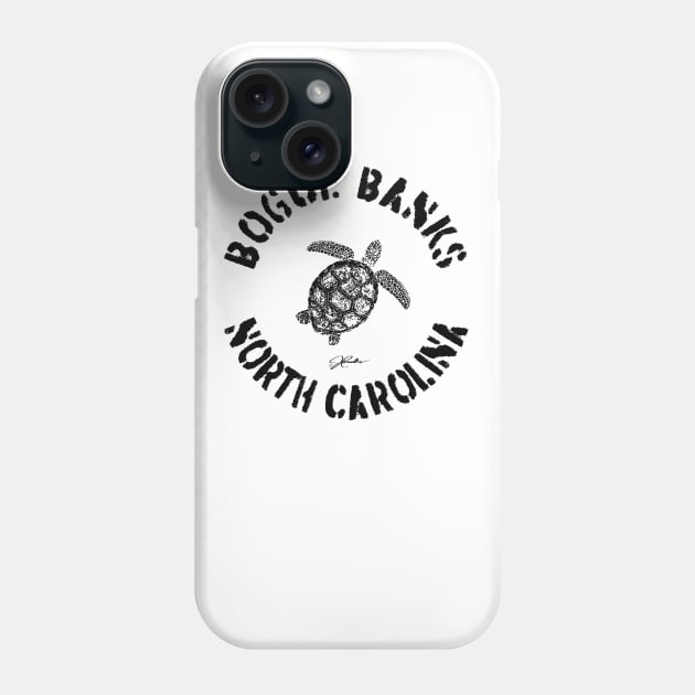 Bogue Banks, North Carolina, Sea Turtle Phone Case by jcombs