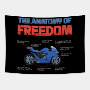 The Anatomy Of Freedom Shirt, Motorcycle Gift, Biker Lover Gift, Gift For Biker, Motor Cross, Motorcycle Anatomy Tapestry