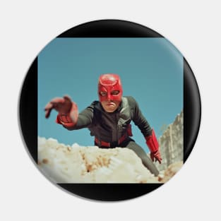 Action masked hero Pin