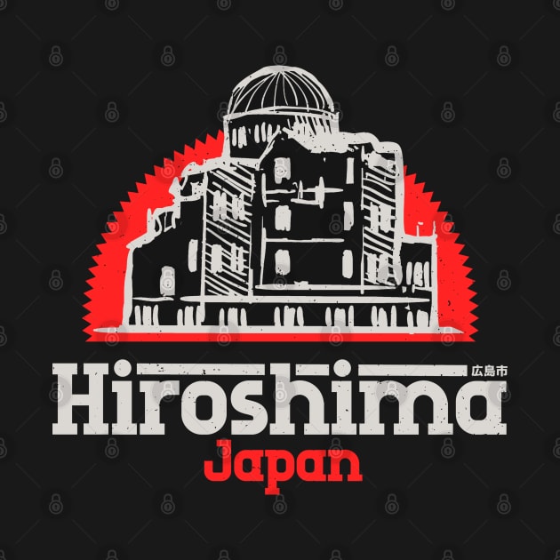 Hiroshima, Japan City Vintage by Issho Ni