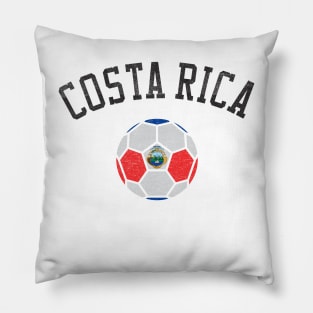 Costa Rica Soccer Team Heritage Flag Pillow