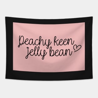 Peachy Keen Jelly Bean Tapestry