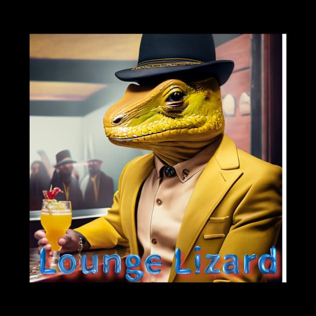 Lounge Lizard by Yellow Cottage Merch