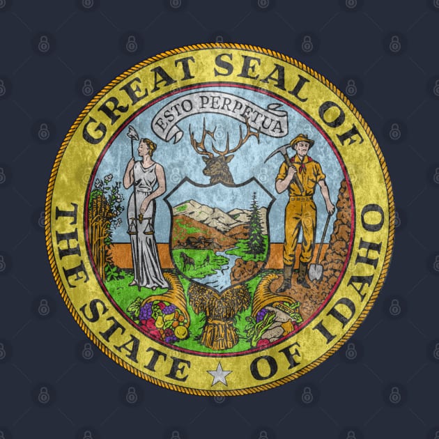 Idaho State Flag by FullOnNostalgia