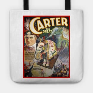 Vintage Magician Poster Carter the Great Tote