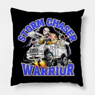 Storm Chaser Warrior Pillow