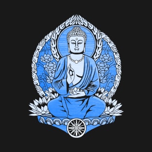 Gautama Buddha Blue T-Shirt