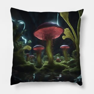 Mushroom nature other world Pillow