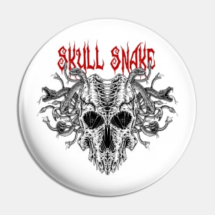 Skull Snake Pin