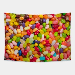 Gourmet Jelly Beans Colorful Candy Tapestry