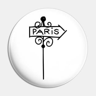 Paris sign Pin