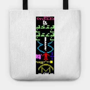 Arecibo message, computer artwork (C003/6078) Tote