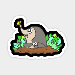 Mole Gardener Animal Funny Garden Gift Cool Magnet
