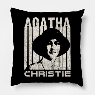 Agatha Christie // Retro Style Design Pillow