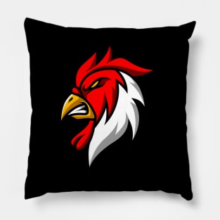 Angry Rooster Pillow