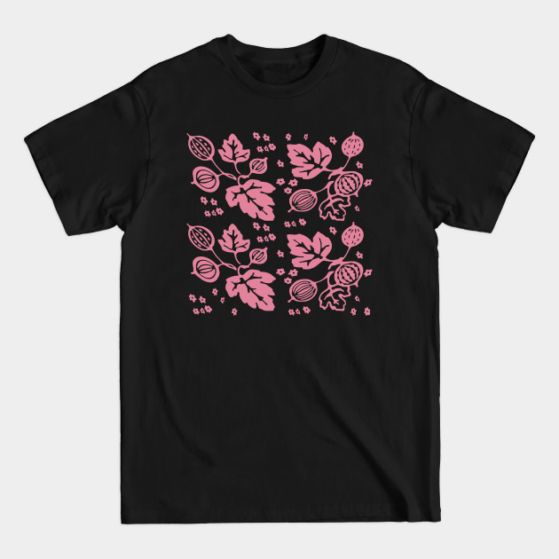 Discover Vintage Pyrex Pattern - Gooseberry (Pink) - Pyrex - T-Shirt