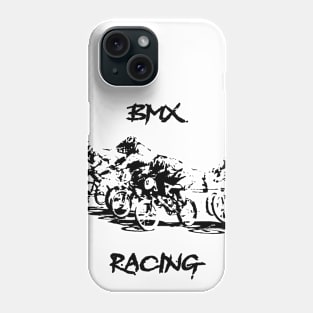 bmx race racing racer Phone Case