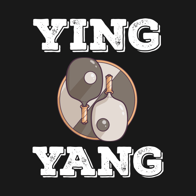 Ping Pong Table Tennis Tabletennis PingPong Yin Yang Ying by TellingTales