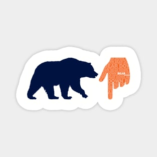 Bear Down Hand Magnet