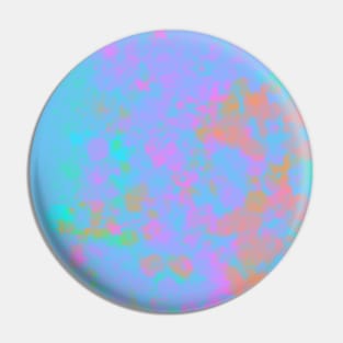 Faded rainbow abstract Pin