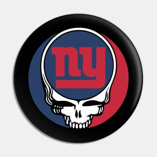 Ny Giants Skull - Football Team 2024 Pin