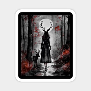 Guardian Witch of The Darkling Woods Magnet