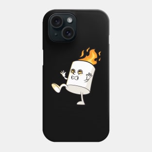 Marshmallow on fire Phone Case