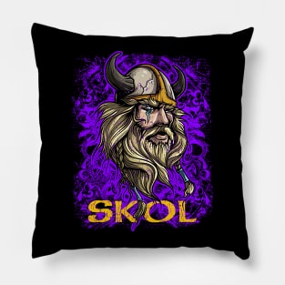 Skol Shirt Nordic Scandinavian Viking Pillow