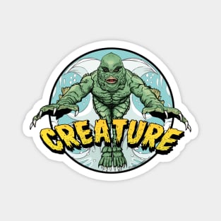 Creature Comic Logo Magnet