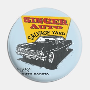 Singer Auto Salvage Pin
