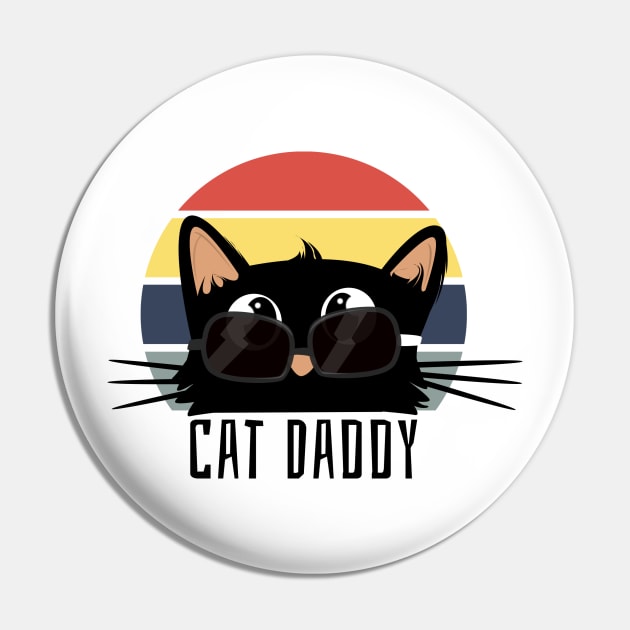 Cat Daddy Pin by Rishirt