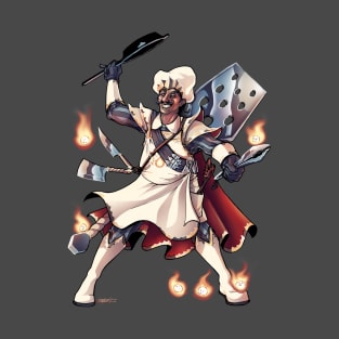 Oui, Chef! Fantasy Culinary Warrior T-Shirt