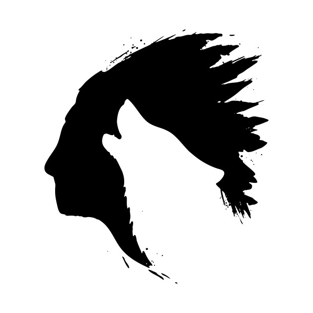 women wolf stencil horror t shirt teepublic wolf stencil template