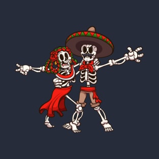 Mexican Skeletons Rumba Dance T-Shirt