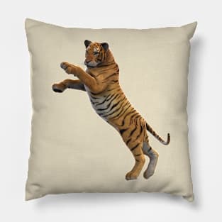 Leaping Tiger Pillow