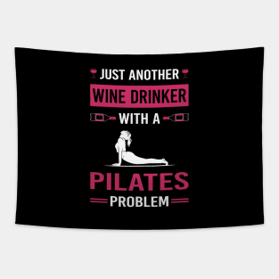 Wine Drinker Pilates Tapestry