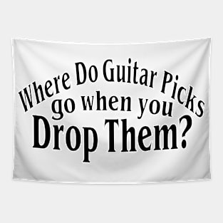 Where Do Guitar Picks Go When You Drop Them Tapestry