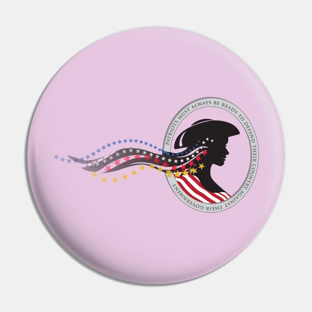 Patriot Female Pin by DDGraphits