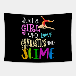 Just A Girl Who Loves Gymnastics And Slime Tapestry