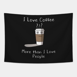 I Love Coffee Tapestry