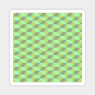 Geometric design- green Magnet