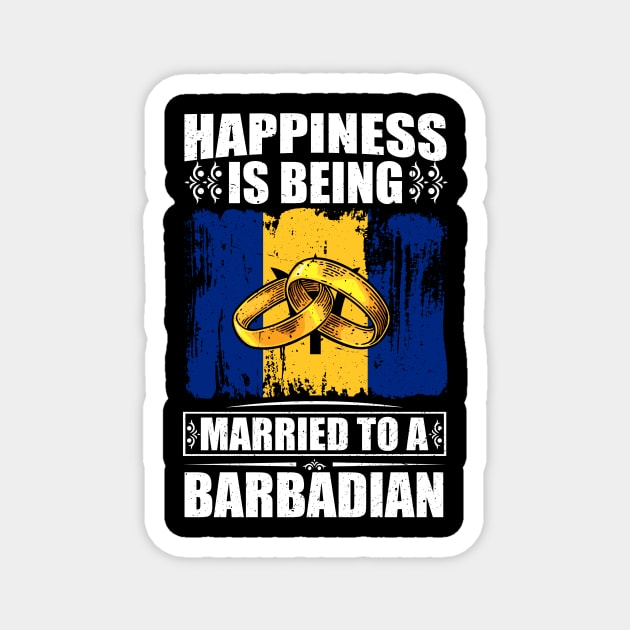 Happiness Is Being Married To A Barbadian Magnet by Calenda