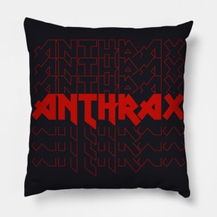 IRON TEXT || METAL ANTHRAX Pillow