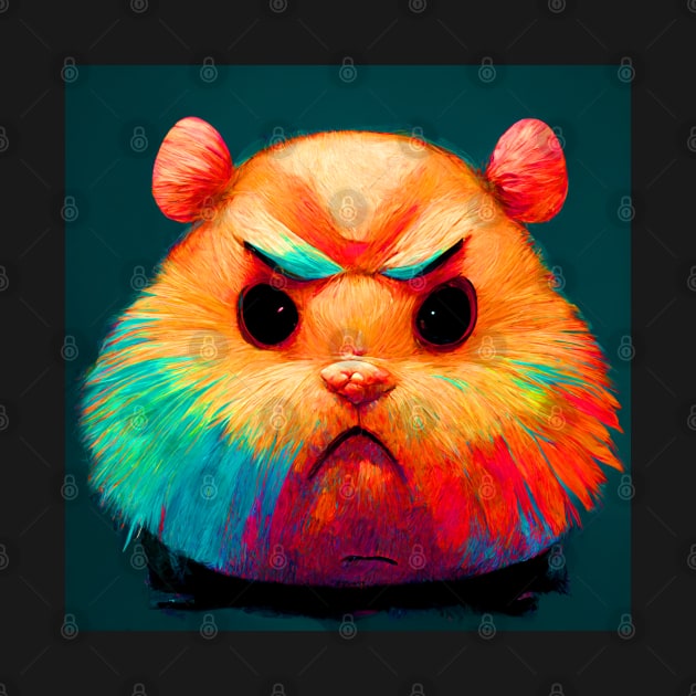 Angry hamster by Pikantz